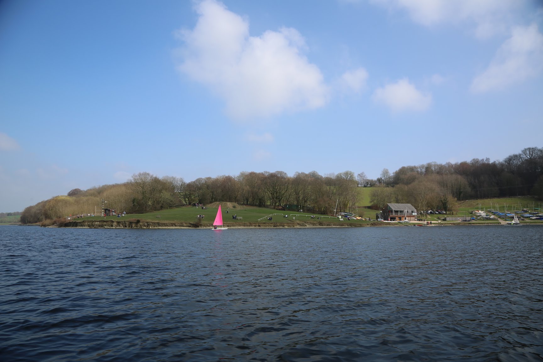 Llandegfedd from the water